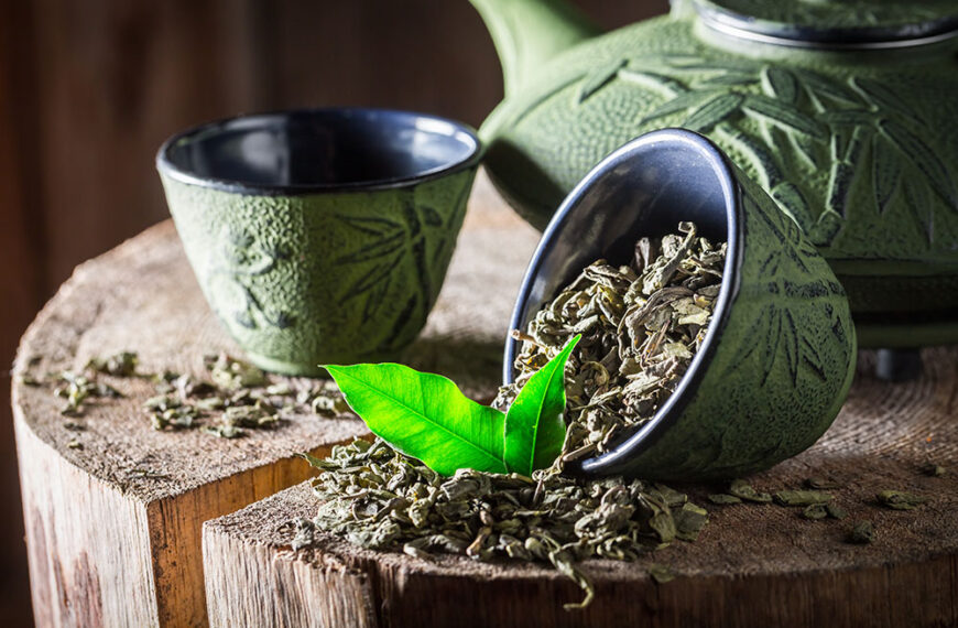 Zeleni čaj - posušeni listi