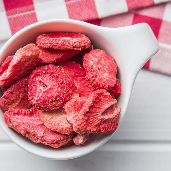 Liofilizirano sadje - jagode - priročnik, vodnik