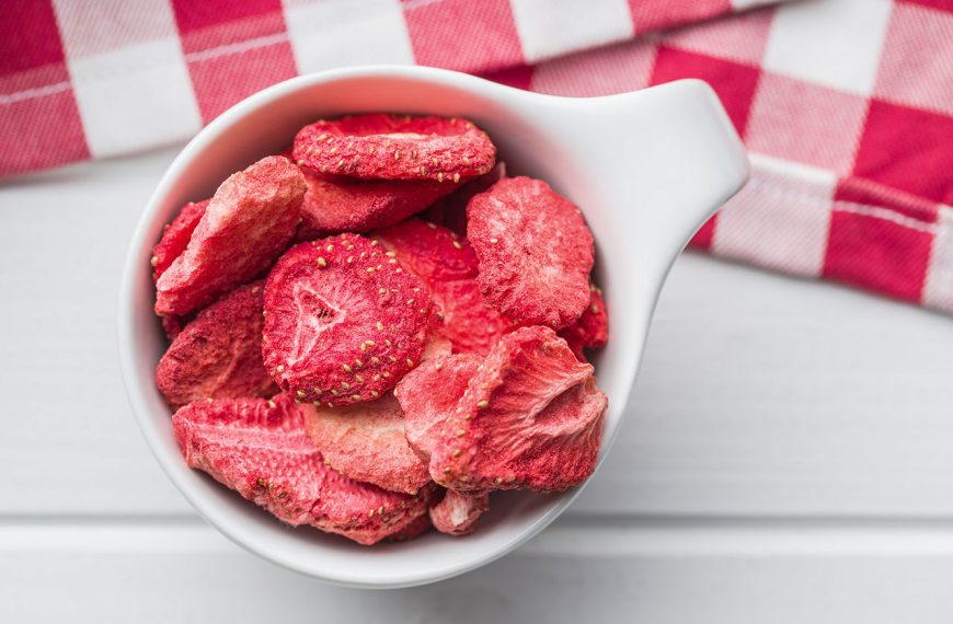 Liofilizirano sadje - jagode - priročnik, vodnik